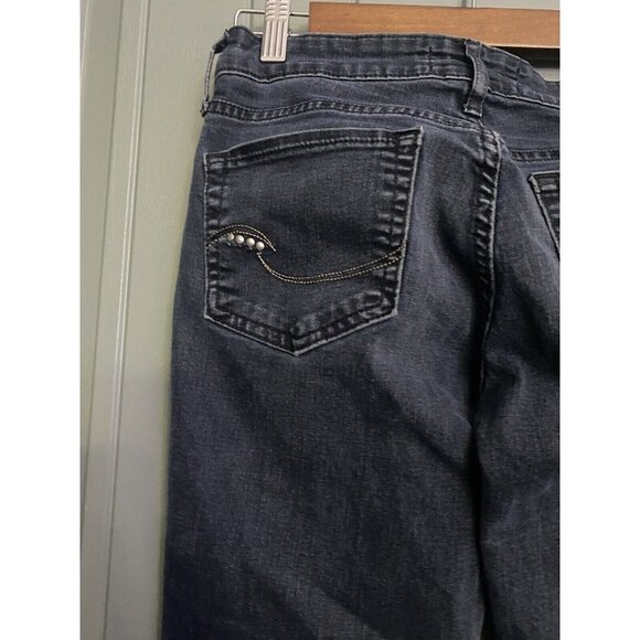 Levi's Signature Skinny Jeans Stretch Low Rise Size 4 Medium Women Dark Wash - Picture 7 of 11